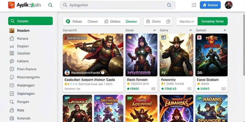 Screenshot menunjukkan karakter utama dalam aksi mendebarkan.
